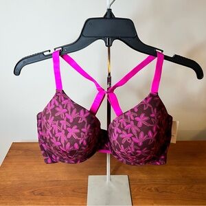 NWT Auden Floral Pink Women's Bra (38DD)